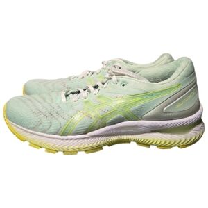 Asics Gel Nimbus 22 Mint Tint Safety Yellow 1012A663 Women's 8